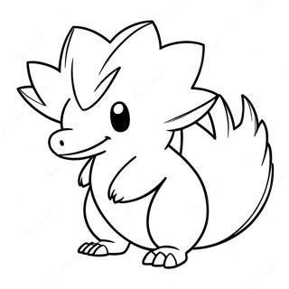 Cyndaquil Coloring Page 65500-54158