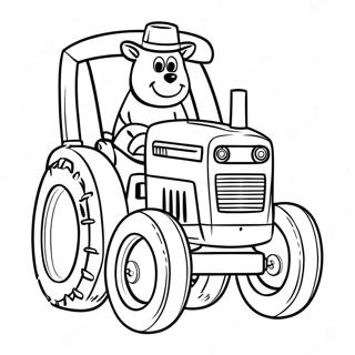 Tractor Ted Coloring Page 65510-54128