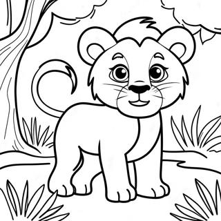 Alex The Lion Coloring Pages