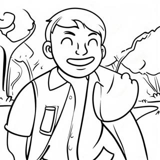 Prestonplayz Gaming Adventure Coloring Page 65561-54164