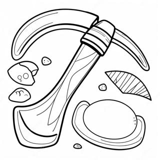 Axe Coloring Page 65570-54170