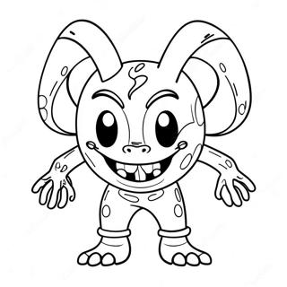 Ink Demon Bendy Coloring Page 65580-54187