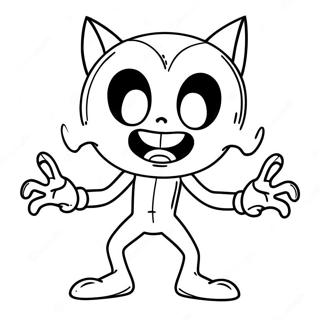 Ink Demon Bendy Coloring Page 65580-54188