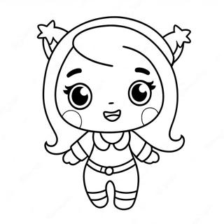 Kawaii Chibi Coloring Pages