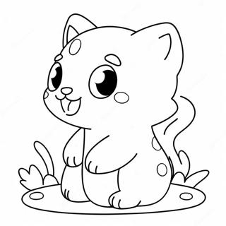 Cute Kawaii Chibi Animal Coloring Page 65591-54199