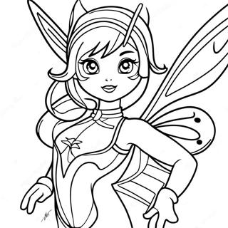 Winx Club Musa Coloring Page 65600-54203