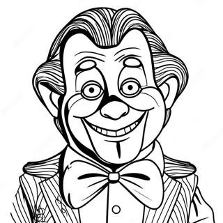 Billy The Puppet Coloring Page 65610-54210