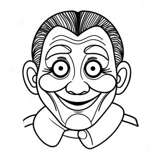 Scary Billy The Puppet Coloring Page 65611-54214