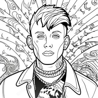 Mgk Coloring Page 65620-54230