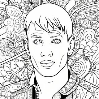 Mgk Coloring Page 65620-54231