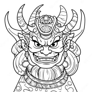 Oni Coloring Page 65640-54234