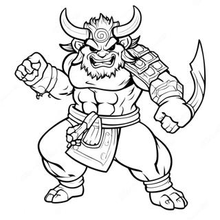 Oni Coloring Page 65640-54235