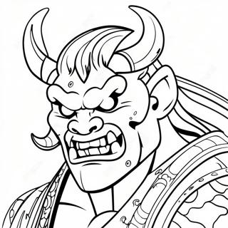 Oni Coloring Page 65640-54236