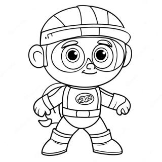 Super Why Coloring Page 6564-5338