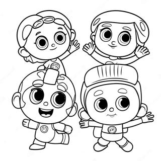 Super Why And Friends Coloring Page 6565-5343