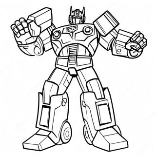 Transformers Robots In Disguise Coloring Pages