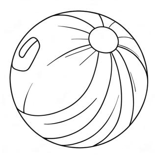 Beach Ball Coloring Pages