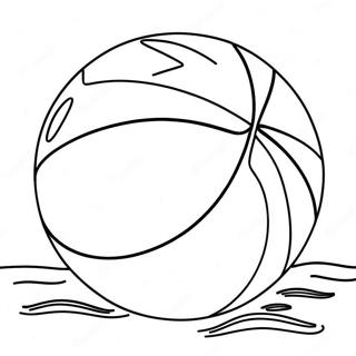 Beach Ball Coloring Page 6574-5347