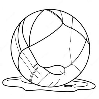 Beach Ball Coloring Page 6574-5348