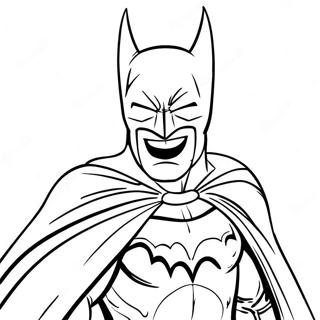 Batman In Spooky Costume Coloring Page 65771-54332