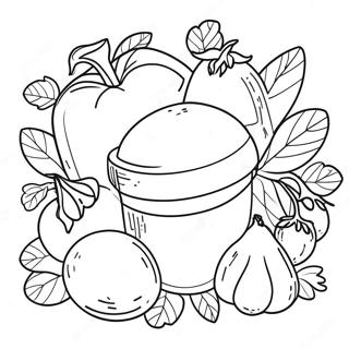 Vegan Coloring Page 65780-54338