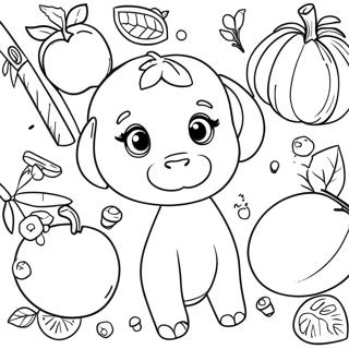 Vegan Coloring Page 65780-54339