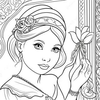 Elegant Grace Coloring Page 65801-54363