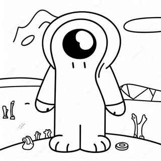 Among Us Dead Character Coloring Page 65810-54359