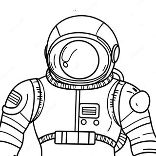 Among Us Dead Astronaut Coloring Page 65811-54365