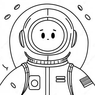 Among Us Dead Astronaut Coloring Page 65811-54367