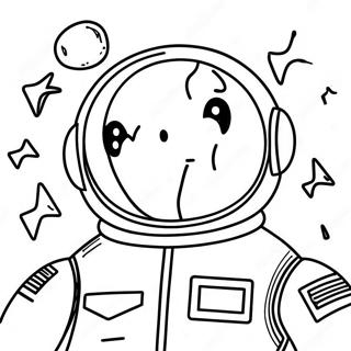 Among Us Dead Astronaut Coloring Page 65811-54368