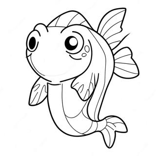 Shiny Magikarp Jumping Coloring Page 65841-54389