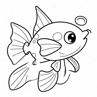 Shiny Magikarp Jumping Coloring Page 65841-54392