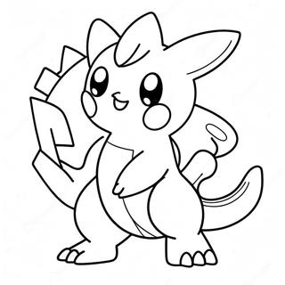 Shiny Pokemon Card Coloring Page 65851-54403