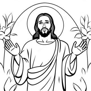 Black Jesus Coloring Page 65870-54411