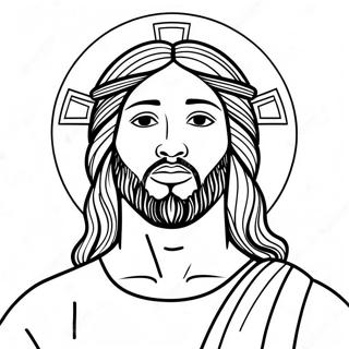 Black Jesus Coloring Page 65870-54412