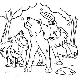 Peter And The Wolf Coloring Pages