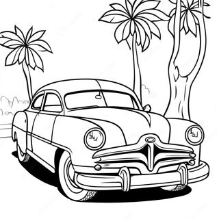 Doc Hudson Classic Car Coloring Page 65920-54450