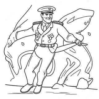 Duke In Action Coloring Page 65931-54480