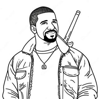 Drake Coloring Page 6594-5364