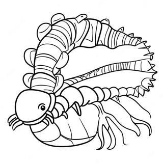 Centipede Coloring Page 65950-54458