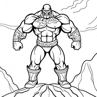 Dark Titan Coloring Page 65960-54475