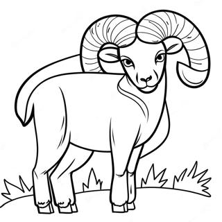 Ram Coloring Page 65990-54506