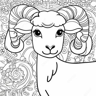 Ram Coloring Page 65990-54507