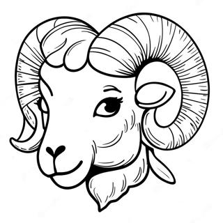 Ram Coloring Page 65990-54508