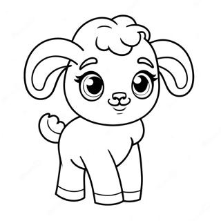 Cute Baby Ram Coloring Page 65991-54512