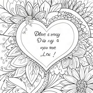 Romantic Love Quotes Coloring Page 66000-54516