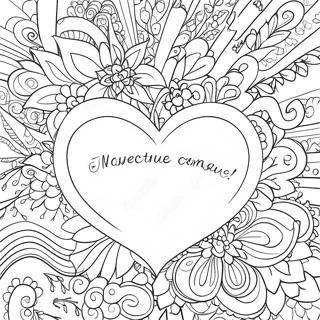 Sweetheart Love Quotes Coloring Page 66001-54517