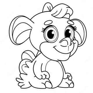 Abby Cadabby Coloring Page 66020-54531