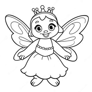 Magical Abby Cadabby Fairy Coloring Page 66021-54540